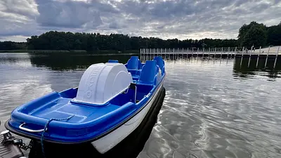 Romantyczny rower wodny