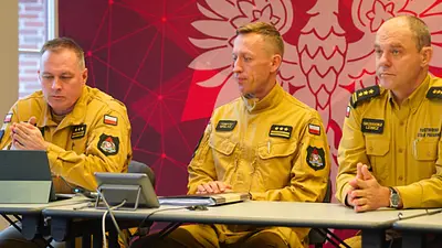 Wideokonferencja z komendantami PSP województwa wielkopolskiego